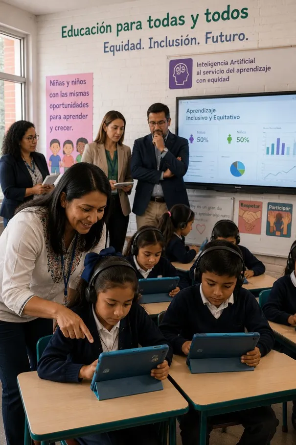 Equitable AI in education